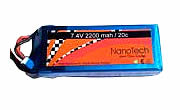 nanotech 7.4V-2000 mah 20C